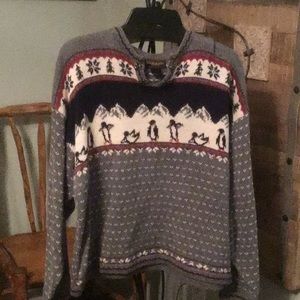 Sweater made of 55% ramie/45% cotton